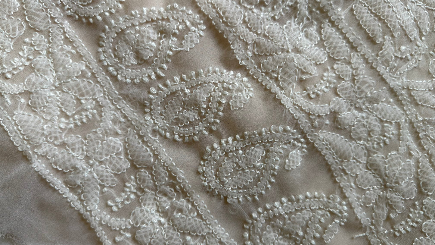 SHC-01 chiffon chikan kari shirt