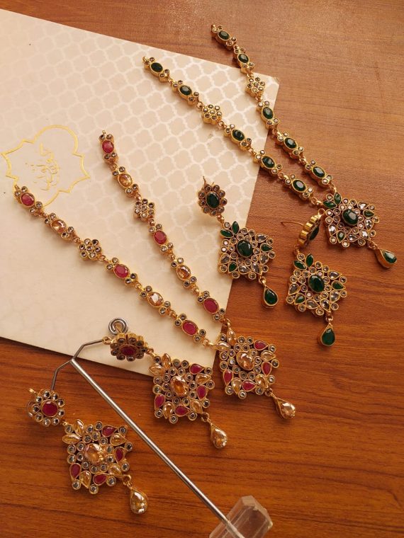 BE-92 Kundan set with earrings