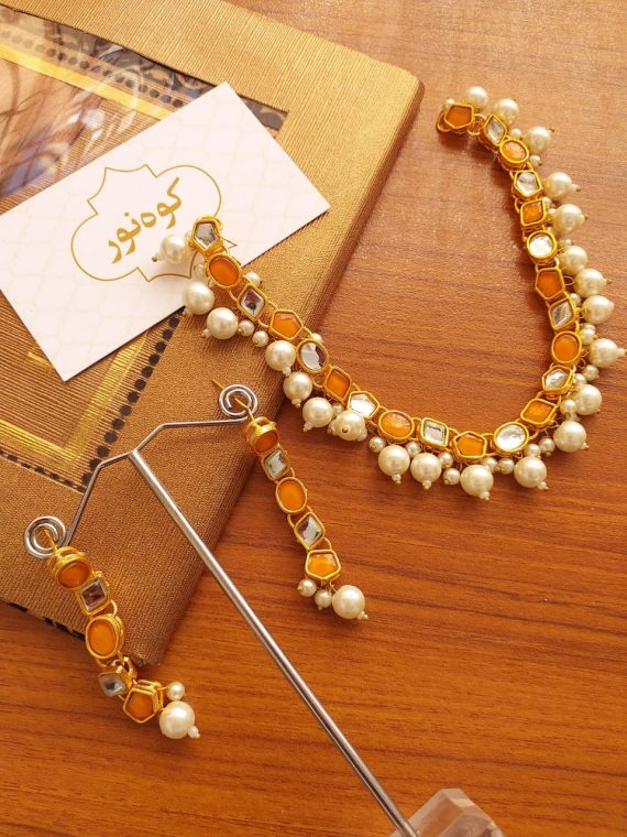 BE-79 Kunda peal necklase set