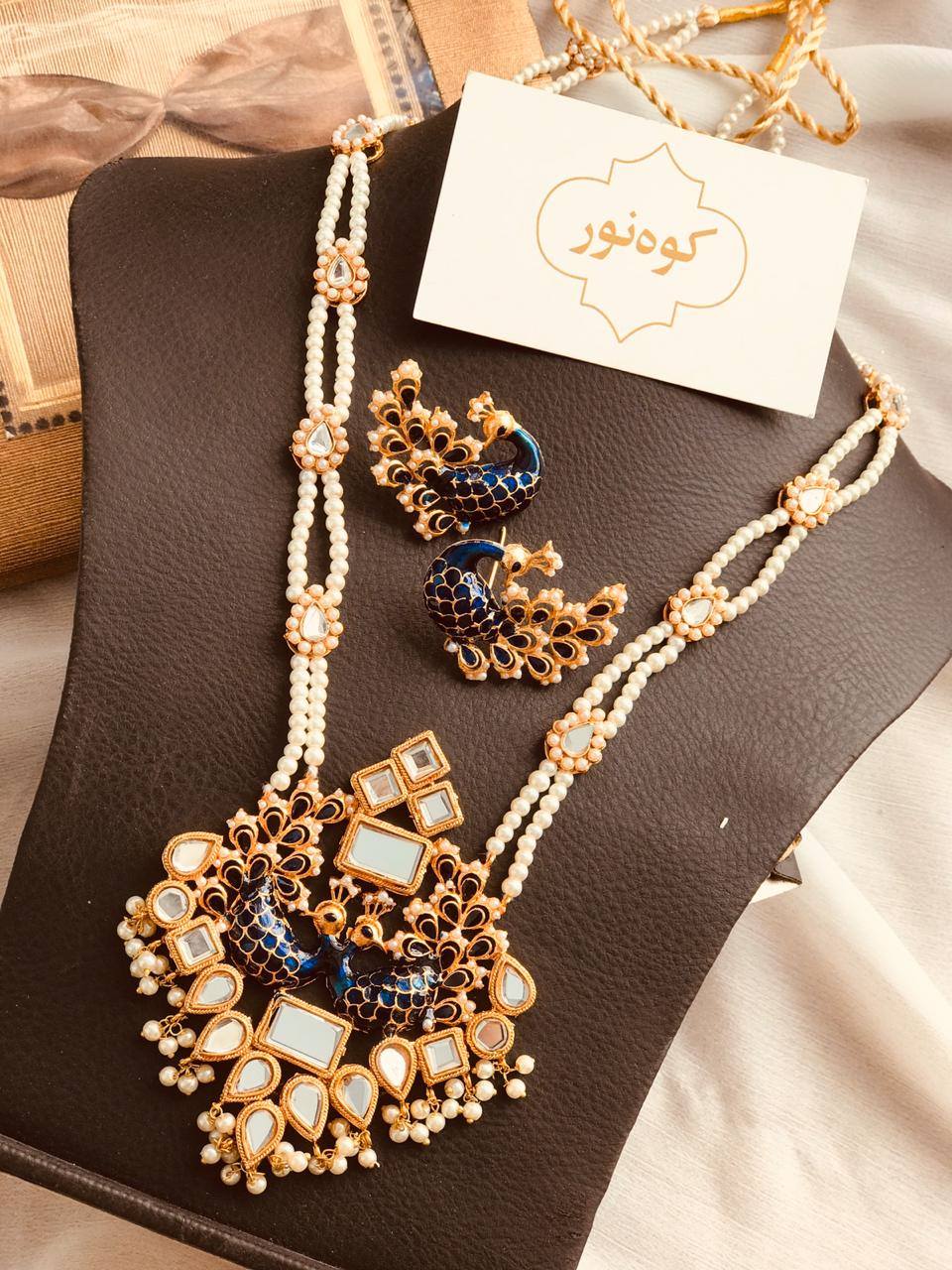 BE-328 Peacock mala set