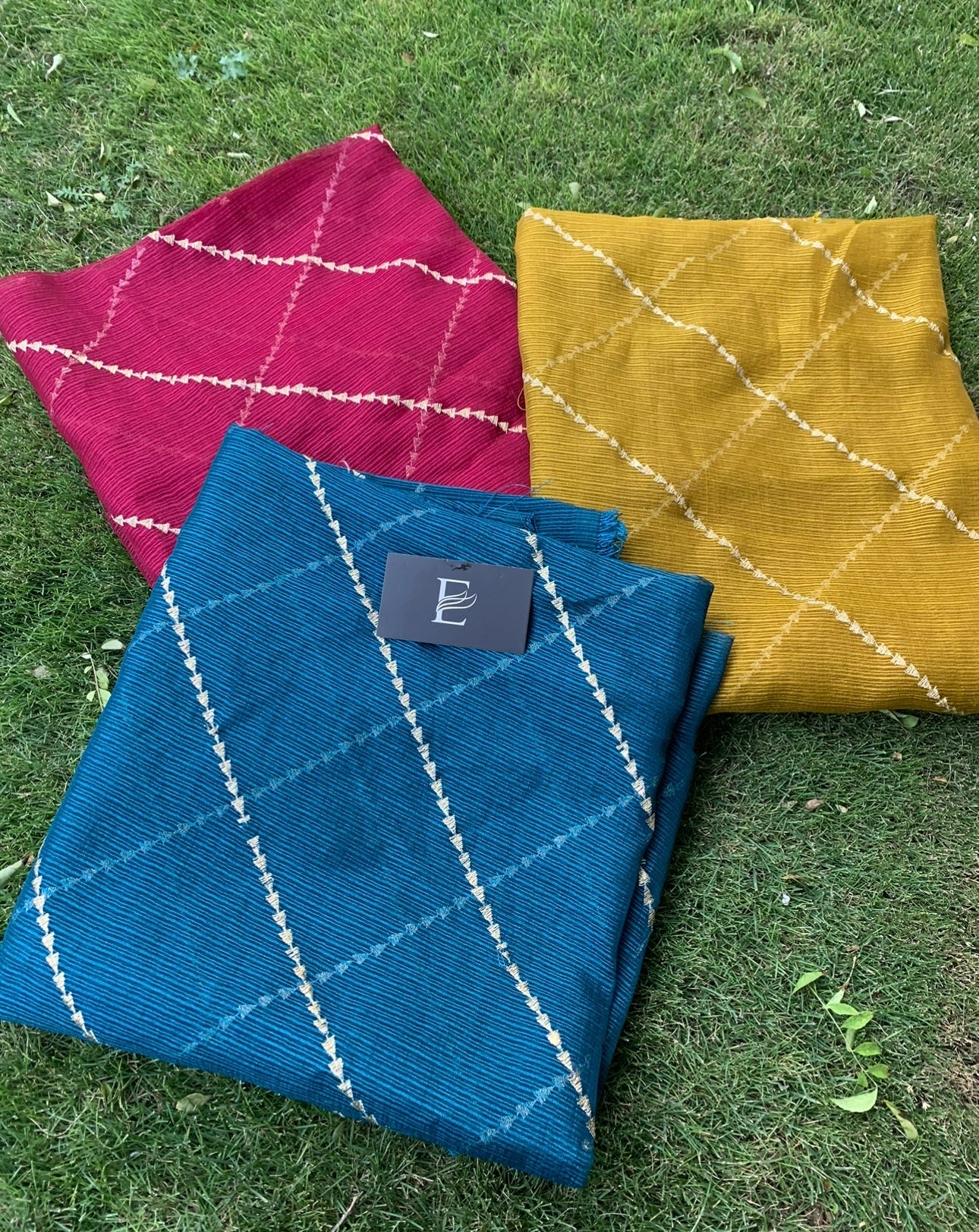 JKD-53 Cotton net duppata with tila work