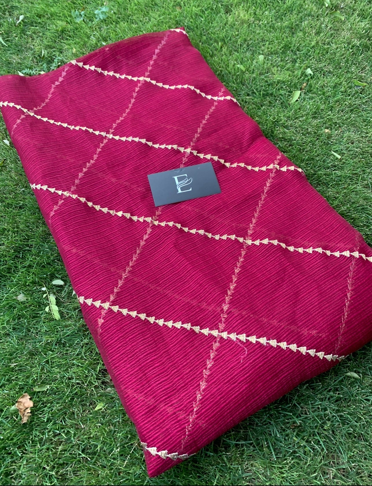 JKD-53 Cotton net duppata with tila work