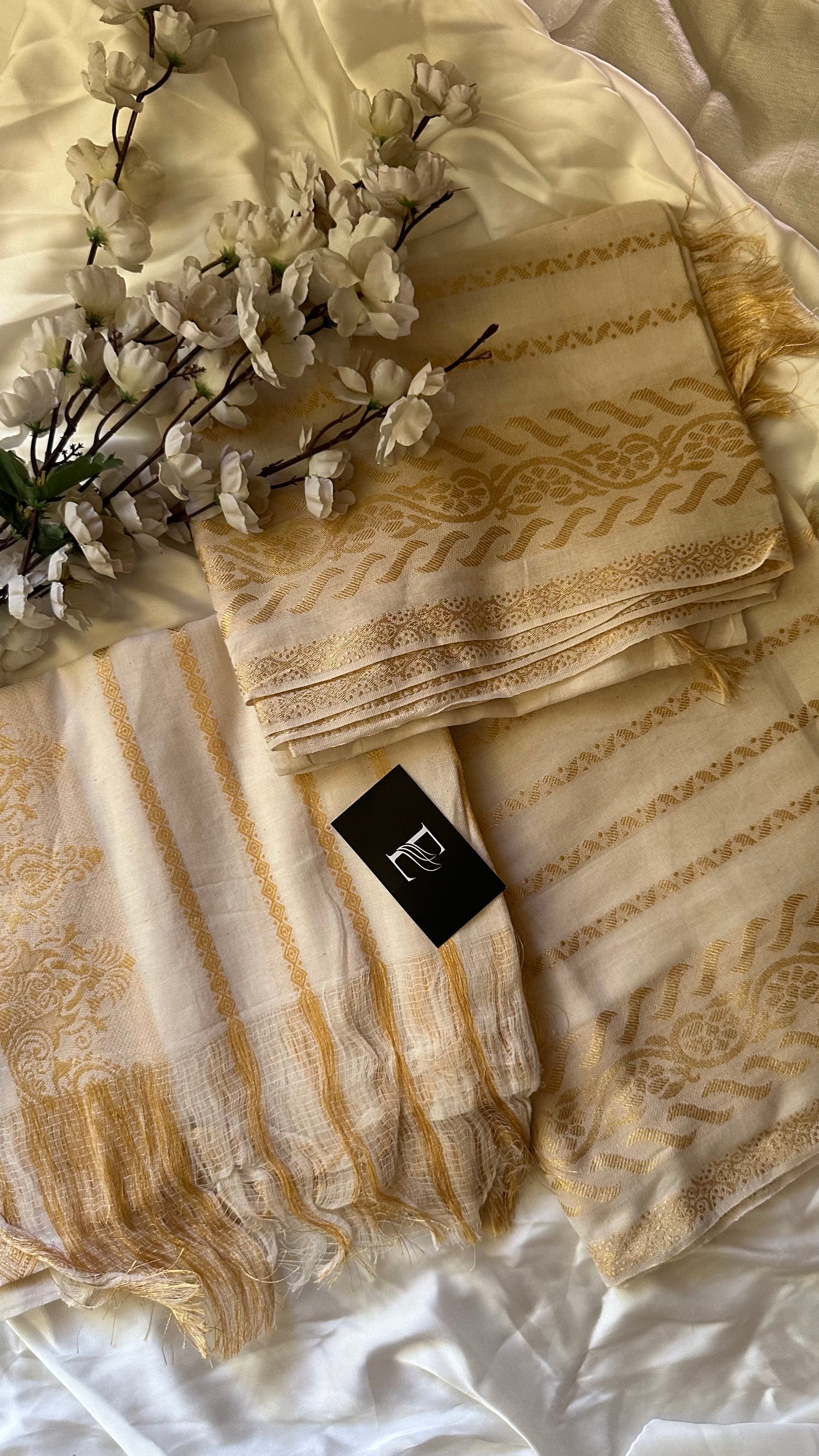 JKD-38 khaddi woven duppata