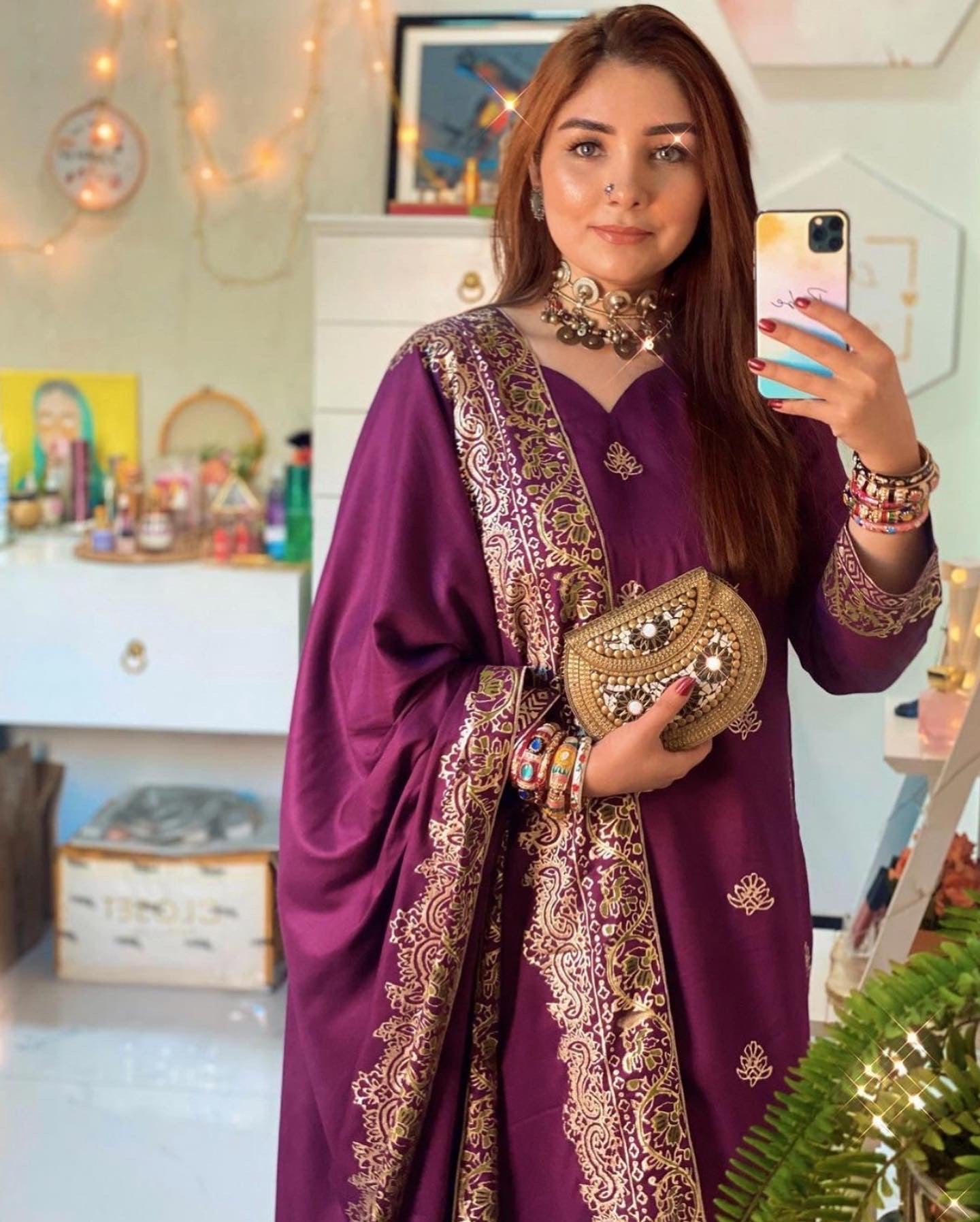 JA-07 in Full Purple suit with shawl