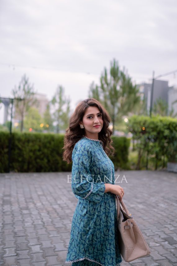 PS-05 Summer Blue 2PC Lawn Set