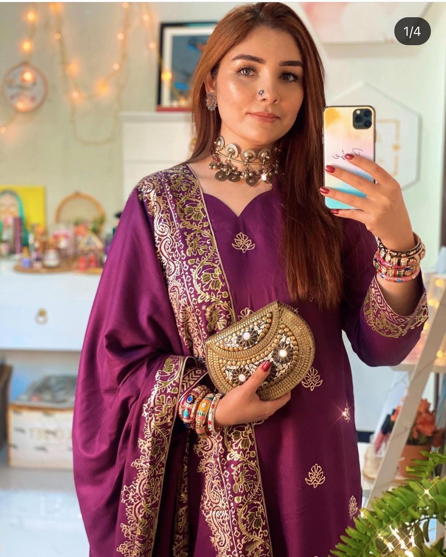 JA-07 in Full Purple suit with shawl