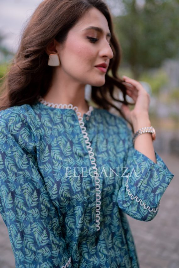 PS-05 Summer Blue 2PC Lawn Set