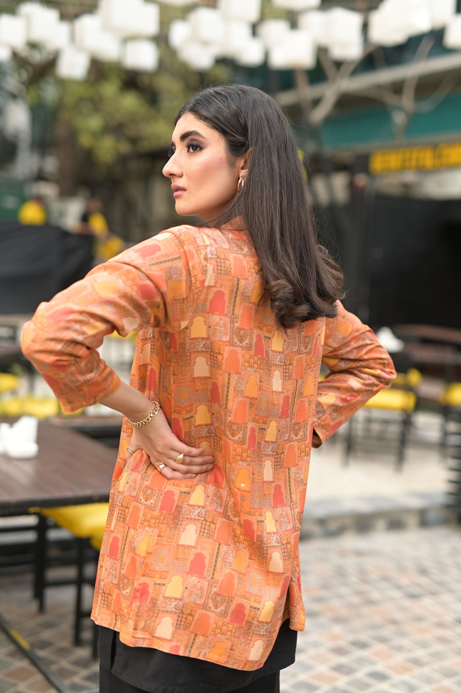 SD-13  Black separate with Printed orange Jacket