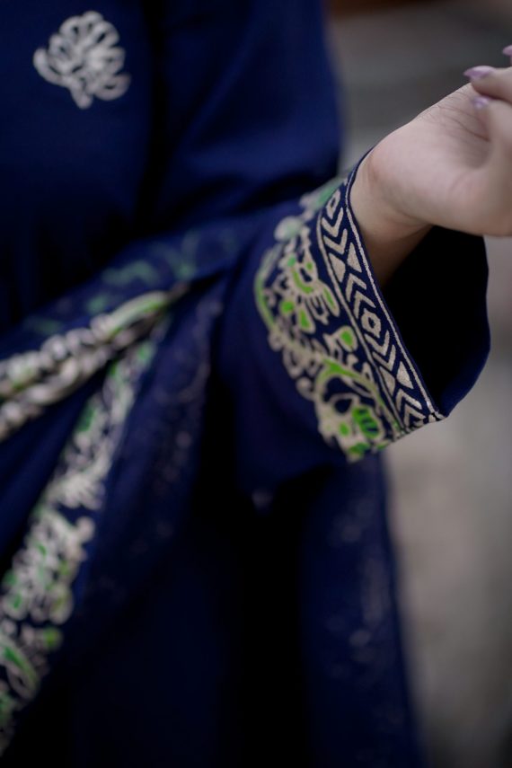 JA-06 Navy Blue full suit with shawl