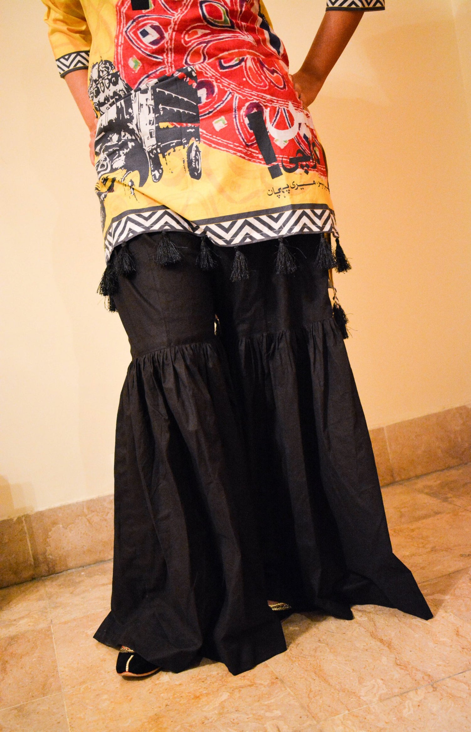 Cotton Gharara Pant