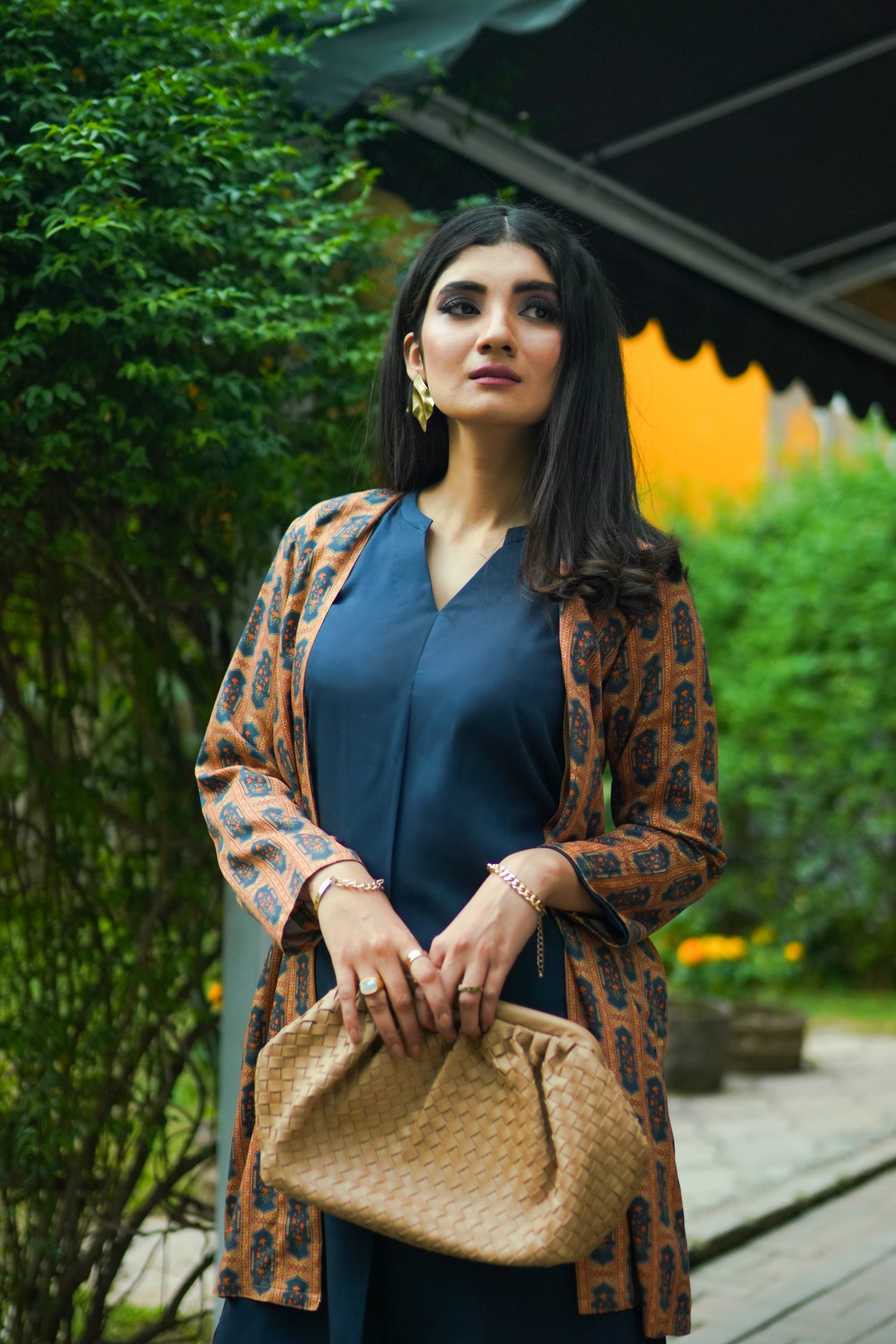 SD-09 Navy Blue separate with printed Jacket