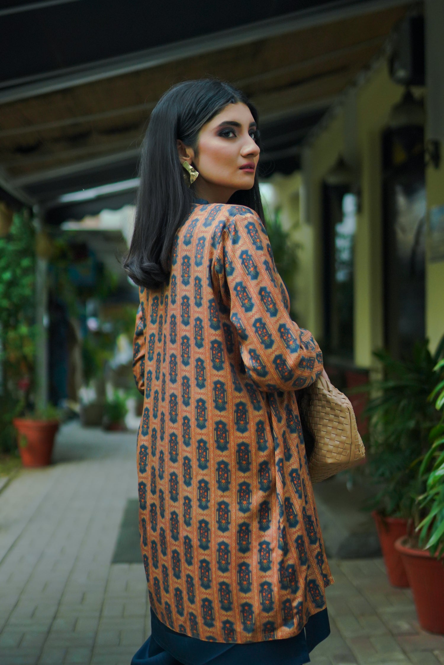 SD-09 Navy Blue separate with printed Jacket