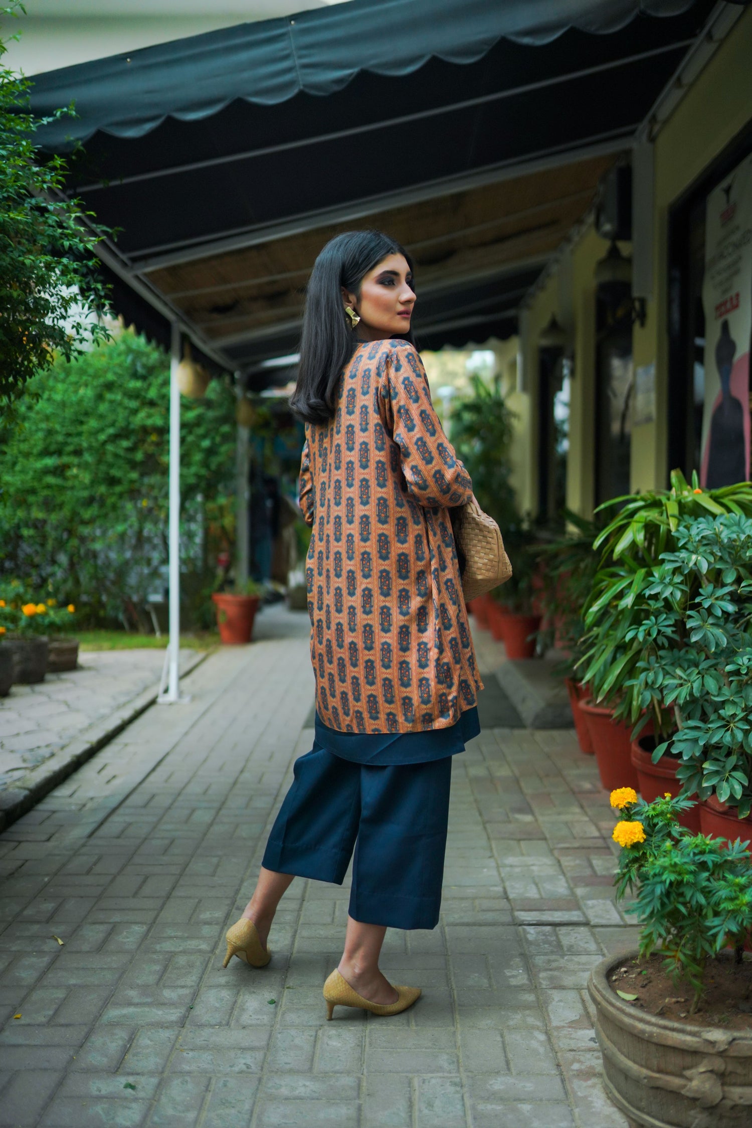 SD-09 Navy Blue separate with printed Jacket
