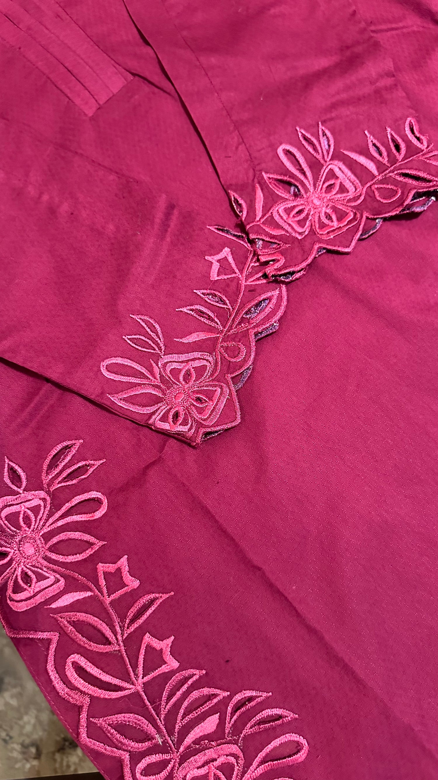 SD- 15 Floral cut work 2pc