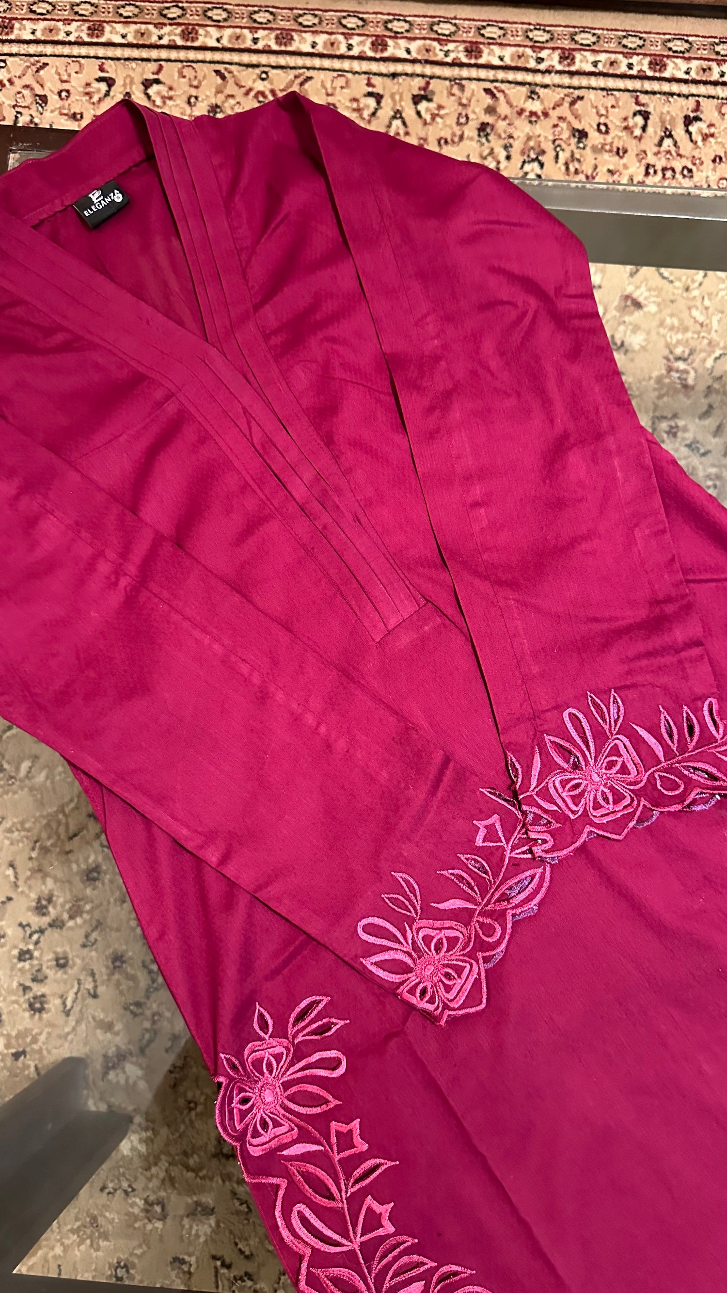SD- 15 Floral cut work 2pc