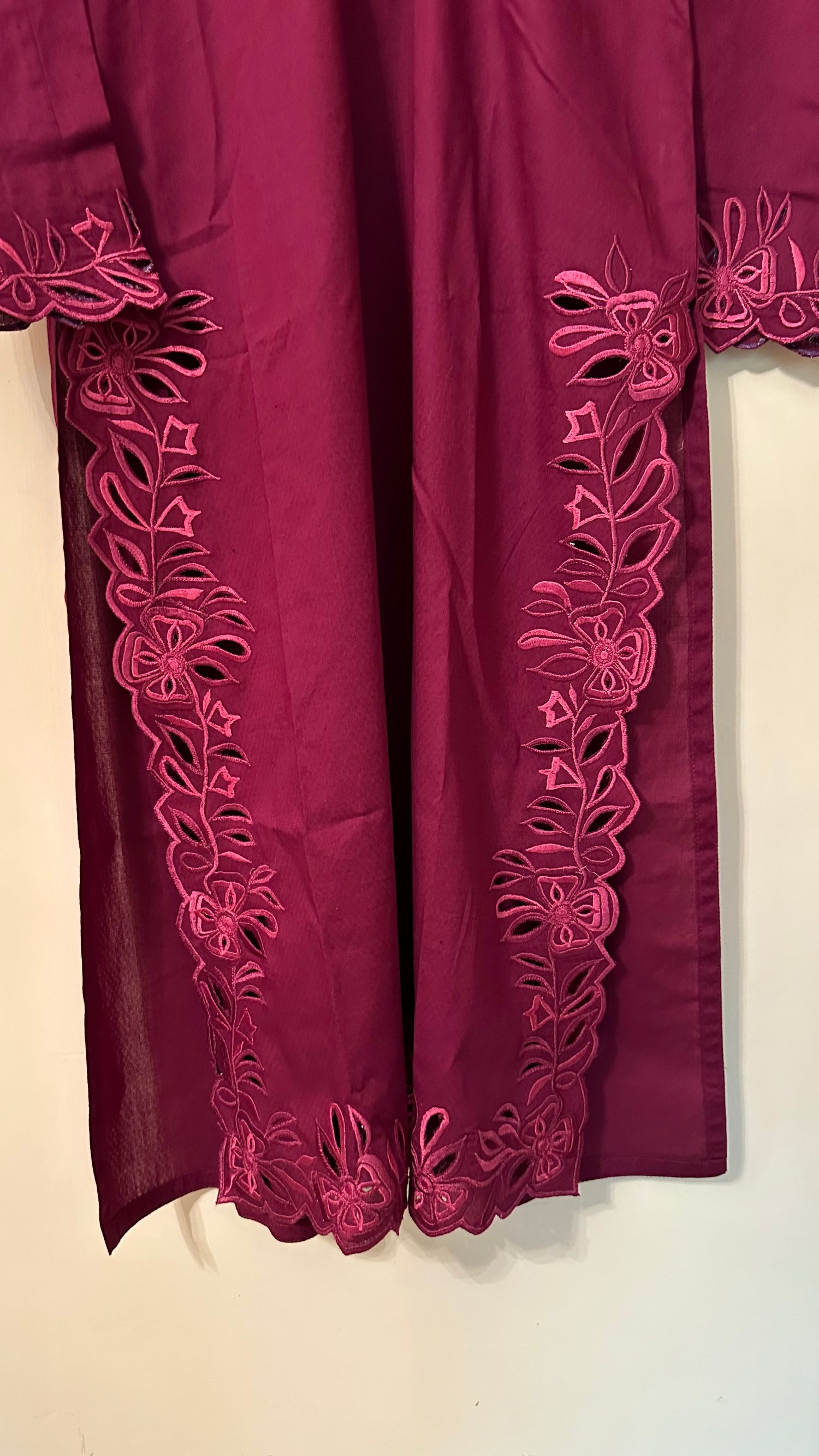 SD- 15 Floral cut work 2pc